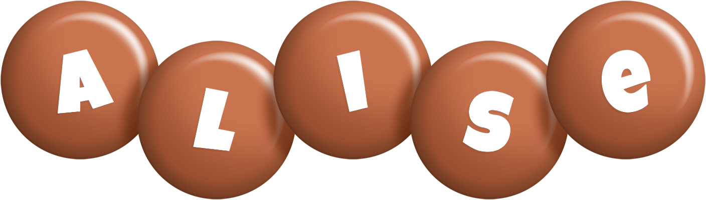 Alise candy-brown logo