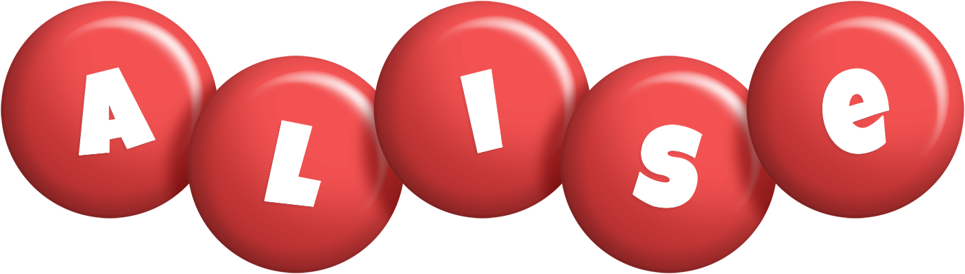Alise candy-red logo
