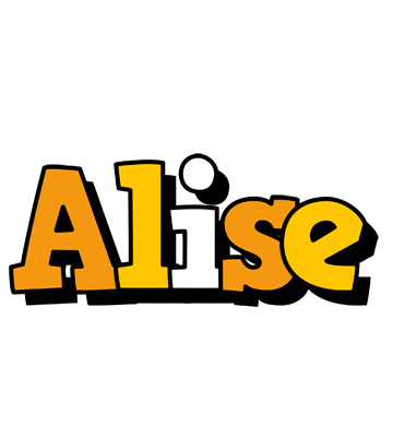 Alise cartoon logo