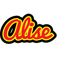 Alise fireman logo