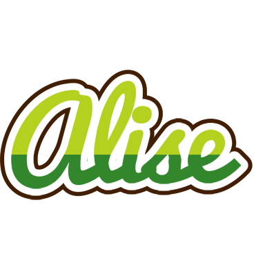 Alise golfing logo