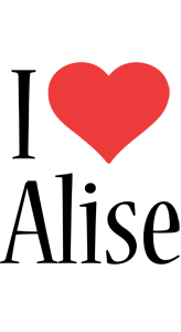 Alise i-love logo