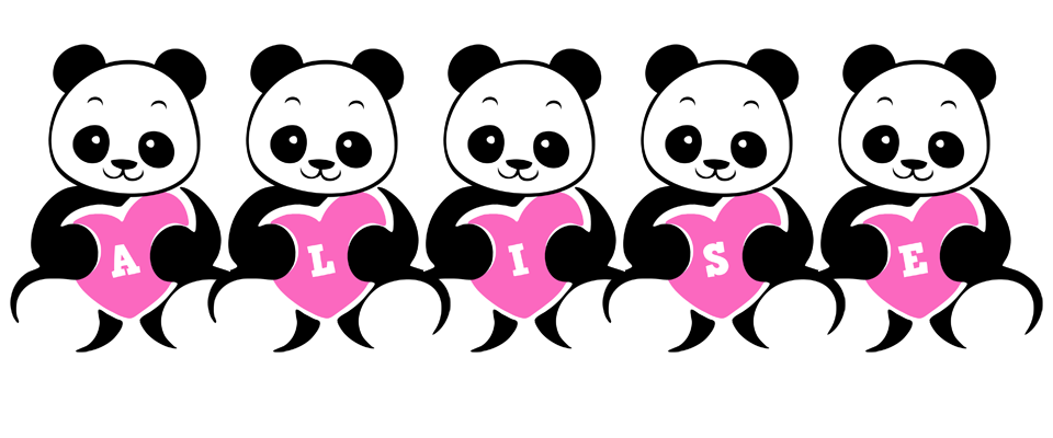Alise love-panda logo