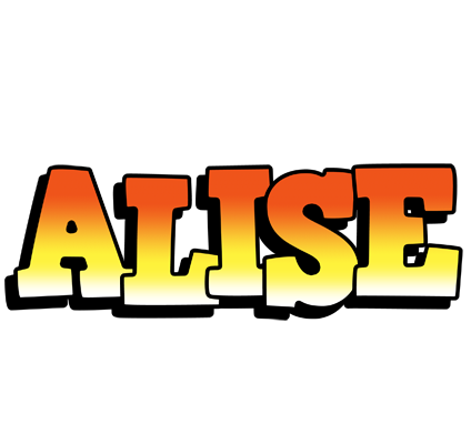 Alise sunset logo
