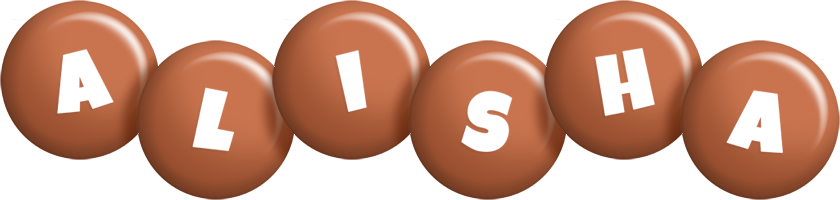 Alisha candy-brown logo
