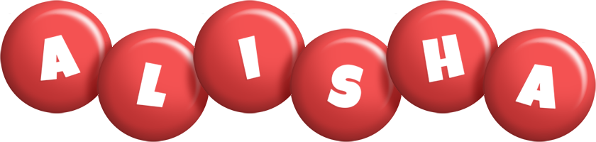 Alisha candy-red logo