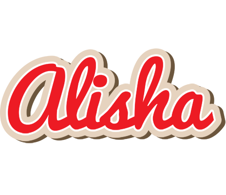 Alisha chocolate logo