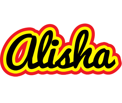 Alisha flaming logo