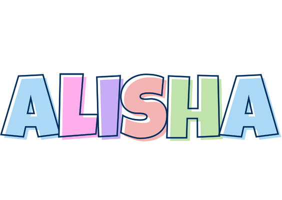 Alisha pastel logo