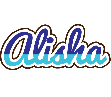 Alisha raining logo