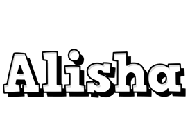 Alisha snowing logo