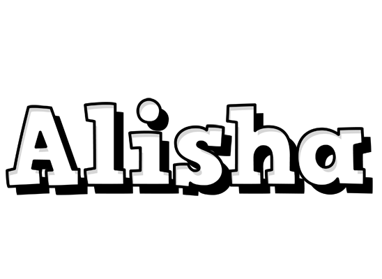 Alisha snowing logo