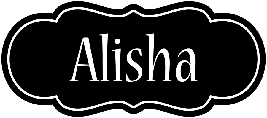 Alisha welcome logo