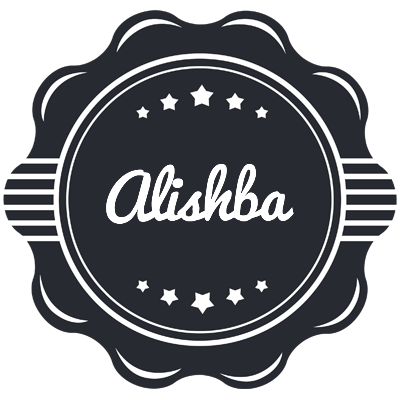 Alishba badge logo