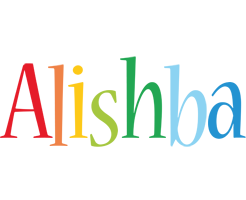 Alishba birthday logo