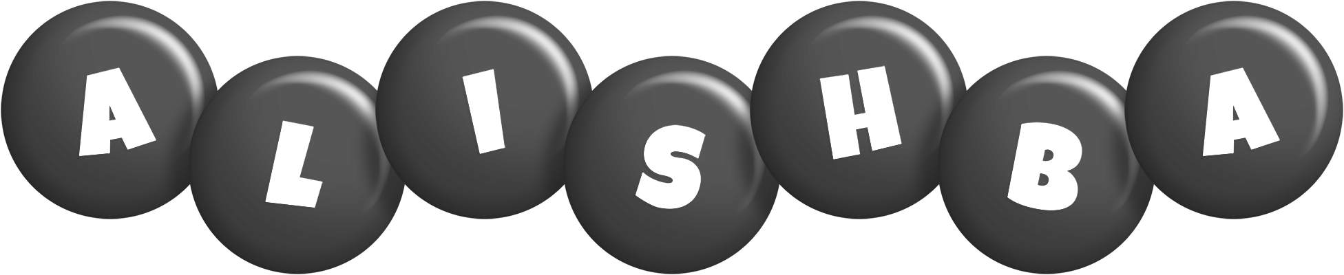 Alishba candy-black logo