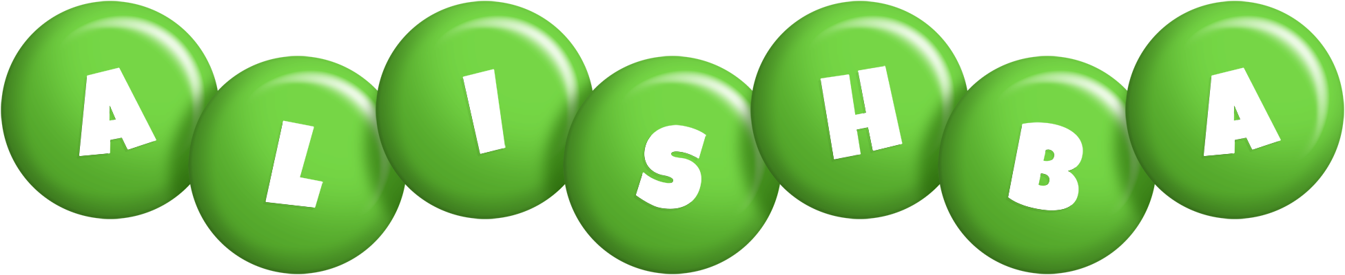 Alishba candy-green logo