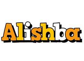 Alishba cartoon logo