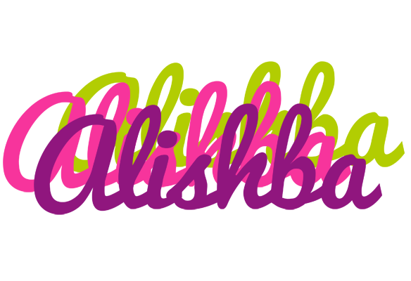 Alishba flowers logo