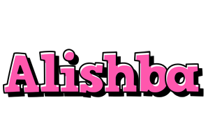 Alishba girlish logo