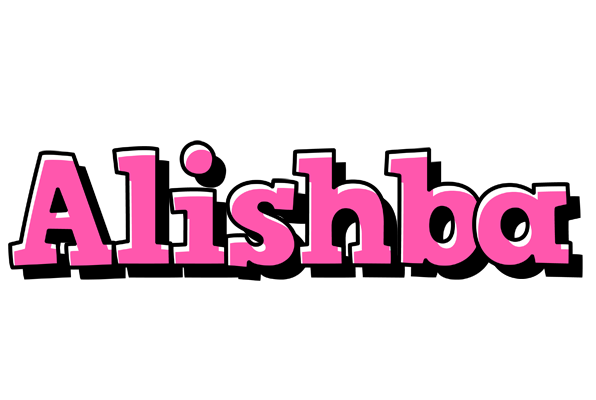 Alishba girlish logo
