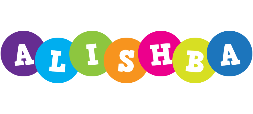 Alishba happy logo
