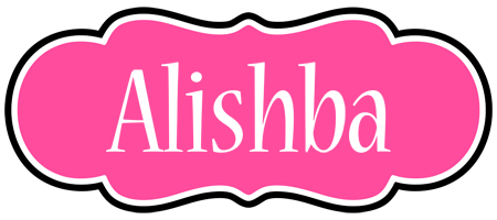 Alishba invitation logo