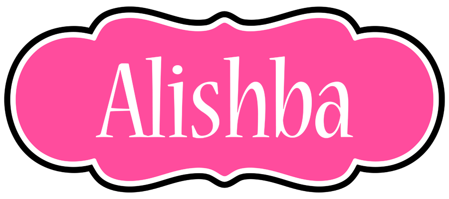 Alishba invitation logo