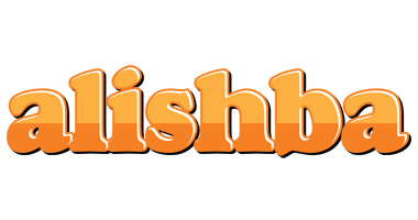 Alishba orange logo