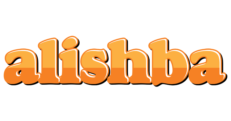 Alishba orange logo