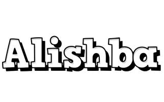 Alishba snowing logo