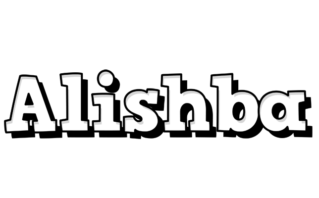 Alishba snowing logo