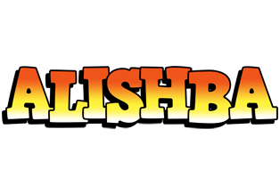 Alishba sunset logo