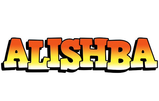Alishba sunset logo