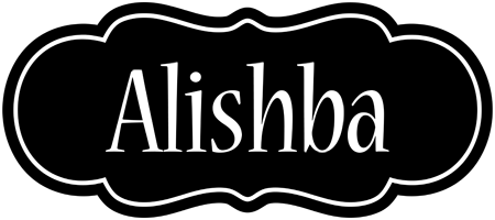 Alishba welcome logo