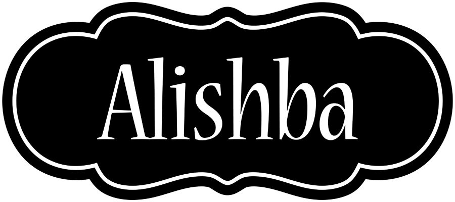 Alishba welcome logo