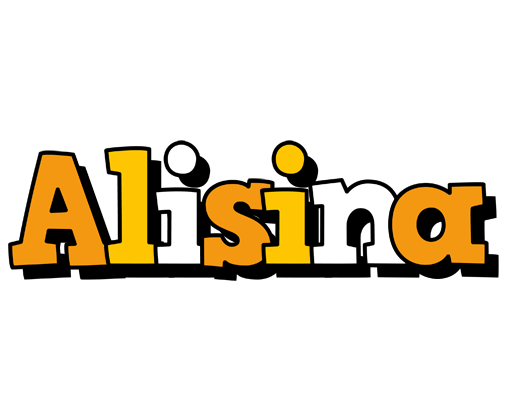 Alisina cartoon logo