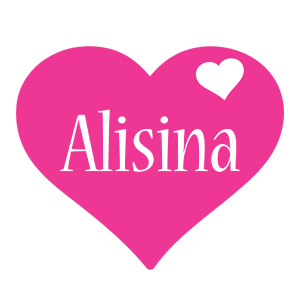 Alisina love-heart logo