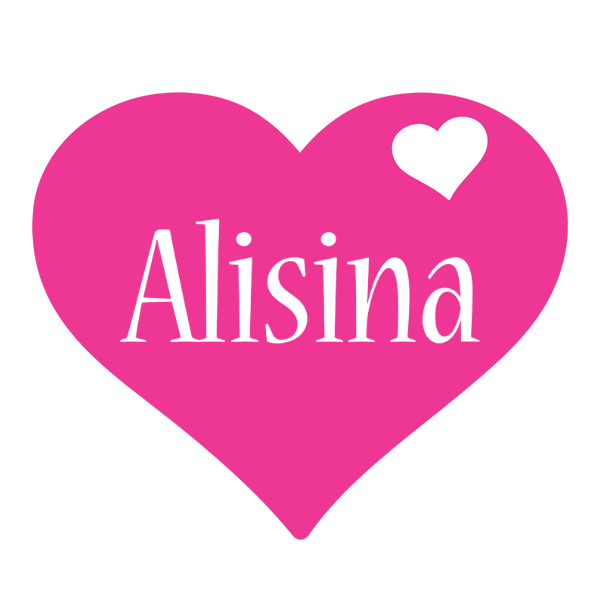 Alisina love-heart logo