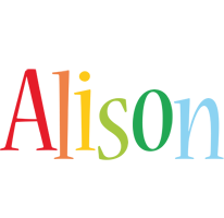 Alison birthday logo