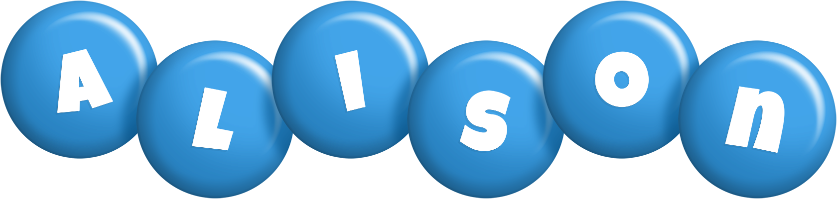 Alison candy-blue logo
