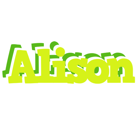 Alison citrus logo