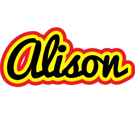 Alison flaming logo