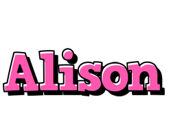Alison girlish logo
