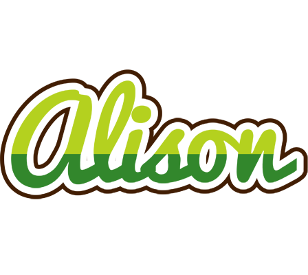 Alison golfing logo