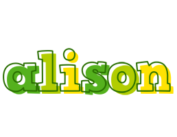 Alison juice logo