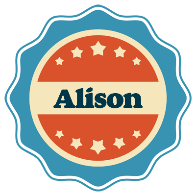 Alison labels logo