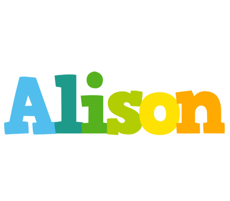 Alison rainbows logo