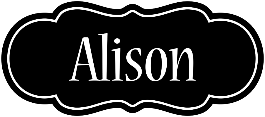 Alison welcome logo