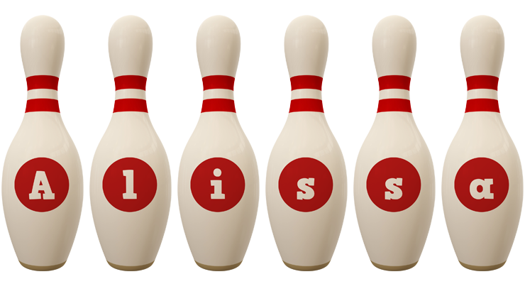 Alissa bowling-pin logo